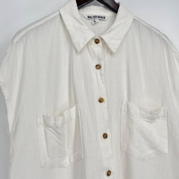 WALTER BAKER Sylvia Top In White Size‎ Medium - Picture 3 of 9